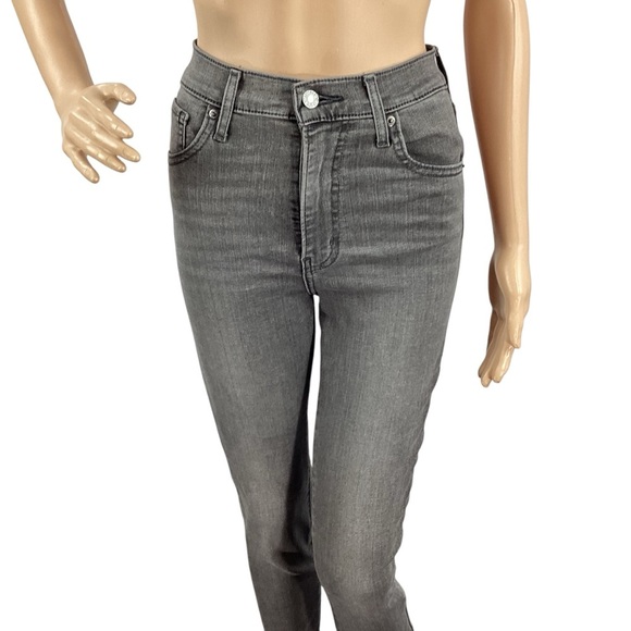 Levi’s Mile High Super Skinny Jeans Gray Wash Size 26 - Picture 2 of 7